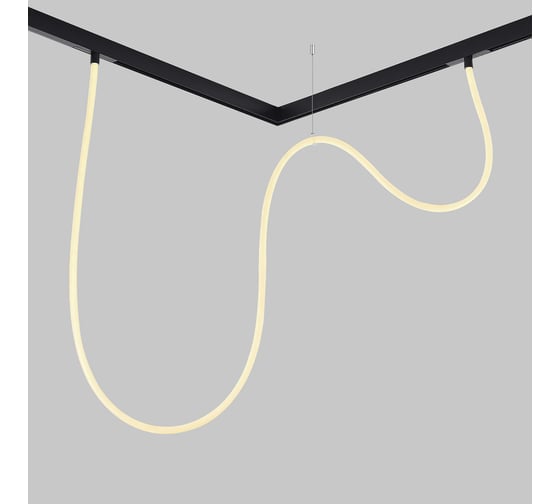 Изображение товара Гибкий светодиодный светильник ST LUCE Черный LED 1*36W 3000K 3500Lm Ra80 360 IP20 L3000xW-xH- 48 ST684.436.36