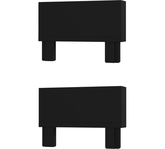 Изображение товара Торцевая заглушка ST LUCE SKYFLAT (2 шт) Черный ST067.409.19