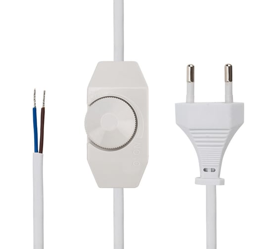 Изображение товара Сетевой шнур REXANT с диммером, 2х0,75 мм2 2 м 11-1139