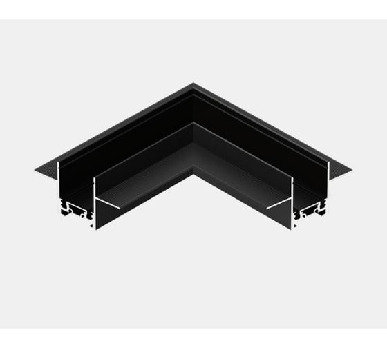 Изображение товара Угол-соединитель ST LUCE потолок-потолок для встраиваемого шинопровода Черный ST069.409.10