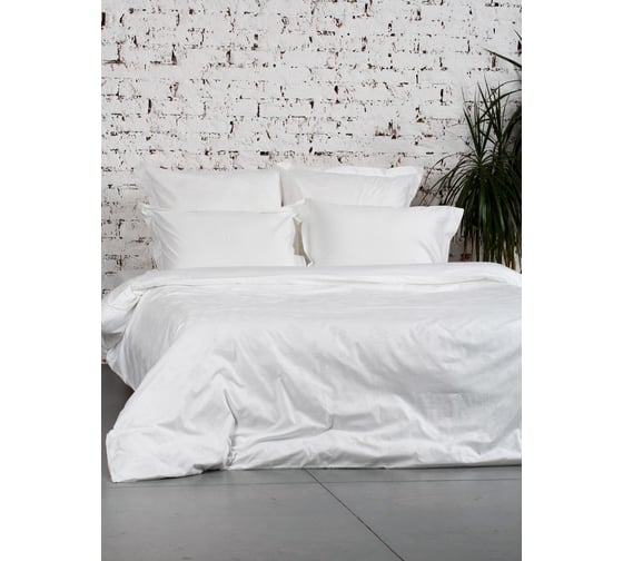 Изображение товара Комплект постельного белья Mona Liza семейный Роза белая 70x70 см 2 шт 50x70 см 2 шт 5435/05