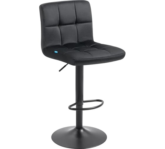 Изображение товара Барный стул DEFENDER City черный, велюр, 1 класс 64238