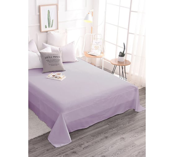Изображение товара Простынь MONA LIZA 505022/08 150*215, сатин, lilac 4640033684646