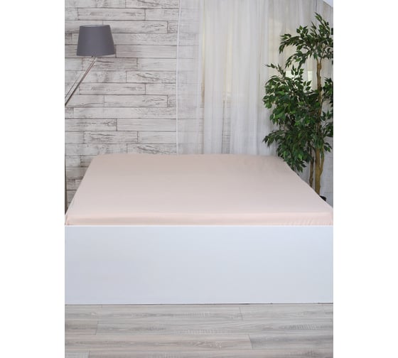 Изображение товара Простынь MONA LIZA 505034/03 на резинке, 180*200*25, сатин, cream 4640033685650