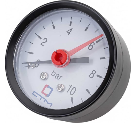 Изображение товара Манометр аксиального подключения 1/4" до 10 бар СТМ CPM14A10