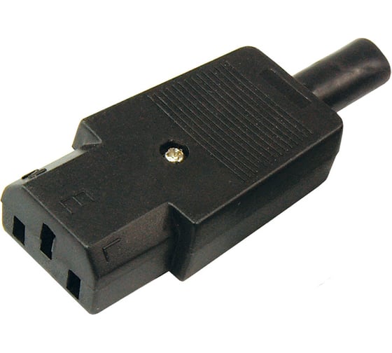 Изображение товара Сетевое кабельное гнездо REXANT 3PIN, 10А 11-0004-9