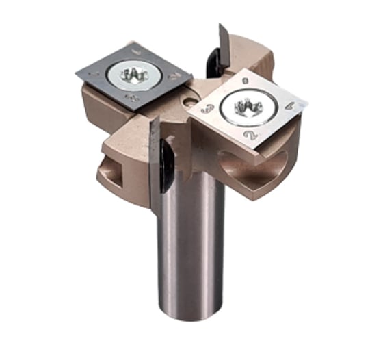 Изображение товара Фреза со сменными ножами для выравнивания дна (38.1x12х49 мм; Z2+2; S=12 мм) Rotis 147388876A