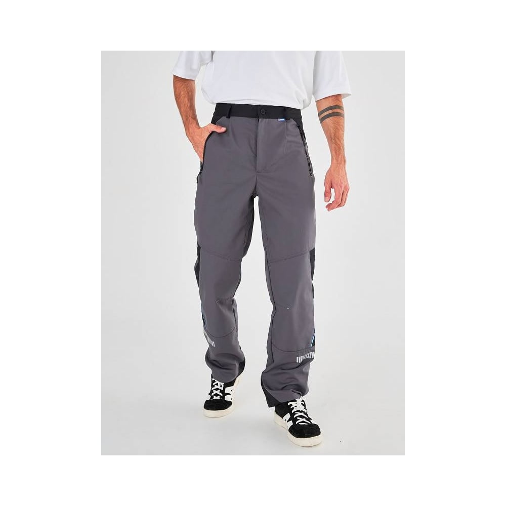 Изображение товара Мужские летние брюки для защиты от механических воздействий и порезов 48-50, серый, черный, голубой