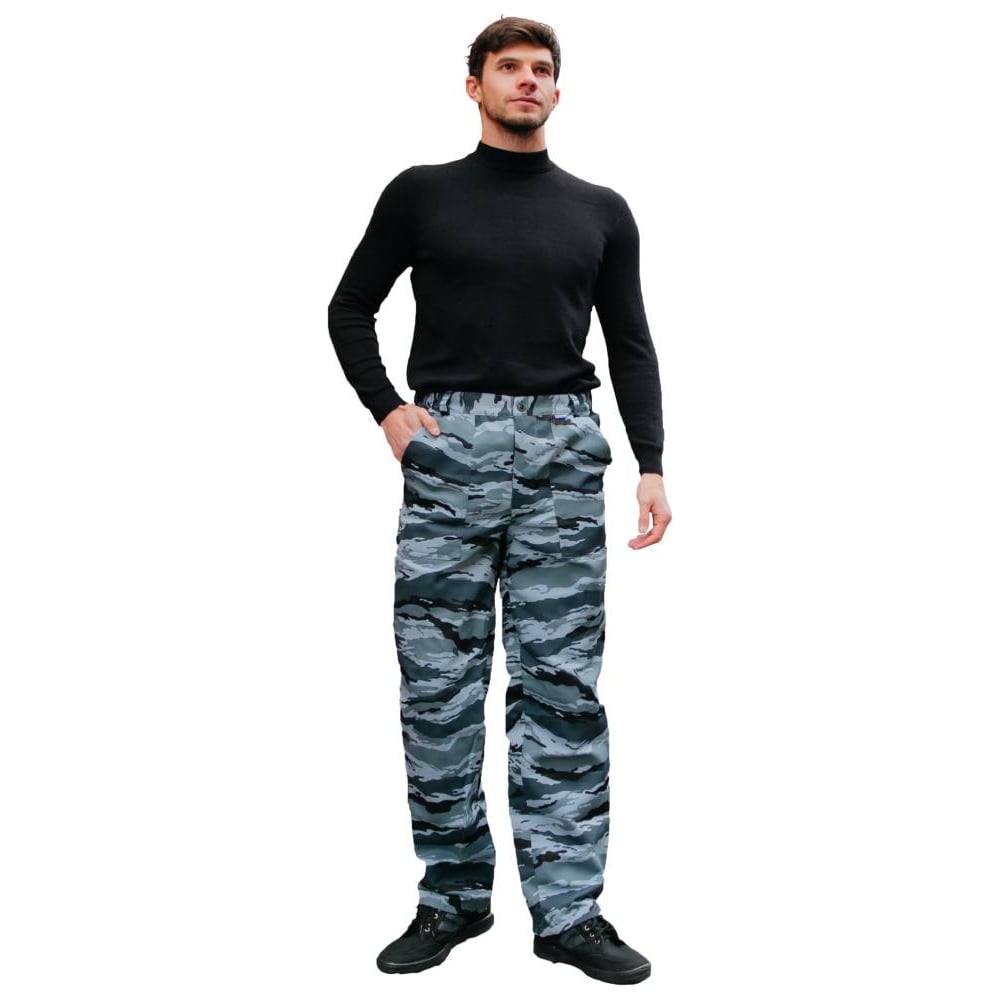 Изображение товара Брюки для охоты и рыбалки ООО ГУП Бисер Работник КМФ серые размер 128-132