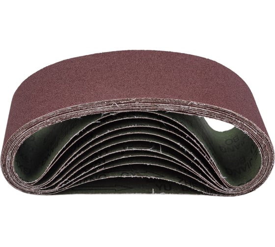 Изображение товара Шлифовальная лента бесконечная ON 75х457 мм, Р80, 10 шт 19-04-008