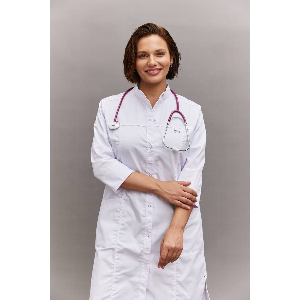 Изображение товара Халат женский ООО ГУП Бисер White Lady размер 80-84, рост 170-176 4630407322953