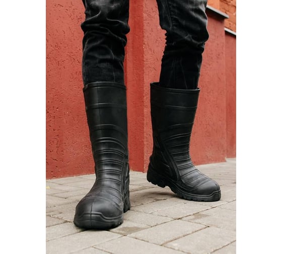 Изображение товара Сапоги мужские ООО ГУП Бисер Полярис-1 с утепленным вкладышем, натуральная шерсть, размер 42-43 4640061110193