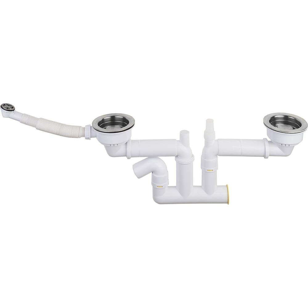 Изображение товара Комплект выпуск с сифоном LONGRAN для кухонной мойки S1200