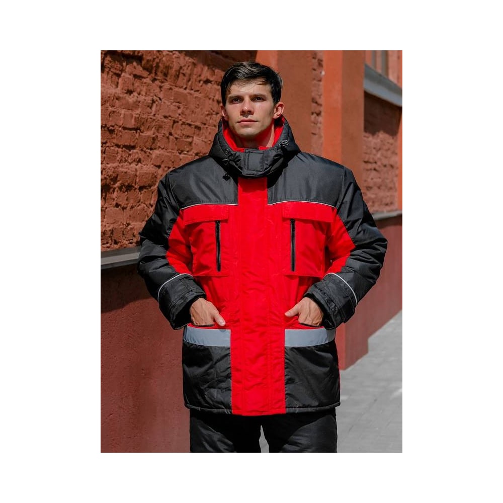 Изображение товара Утепленная мужская куртка ГУП Бисер Стимул RED Таслан 52-54 рост 170-176