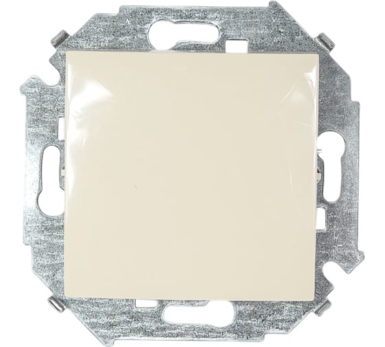 Изображение товара Проходной переключатель Simon 16А, 250В, винтовой зажим, слоновая кость 20 1591201-031