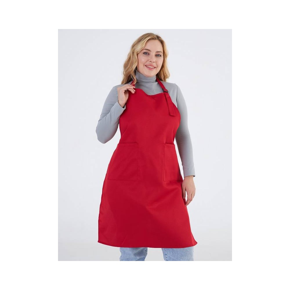 Изображение товара Женский фартук ООО ГУП Бисер Модерн размер 2104-108, рост 170-176, красный