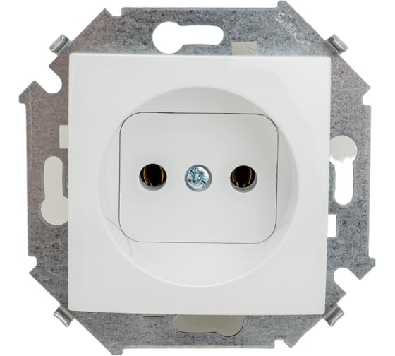 Изображение товара Розетка Simon 2P, 16А, 250В, винтовой зажим, белый 20 1591431-030