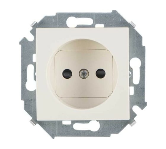 Изображение товара Розетка Simon 2P, 16А, 250В, винтовой зажим, слоновая кость 20 1591431-031