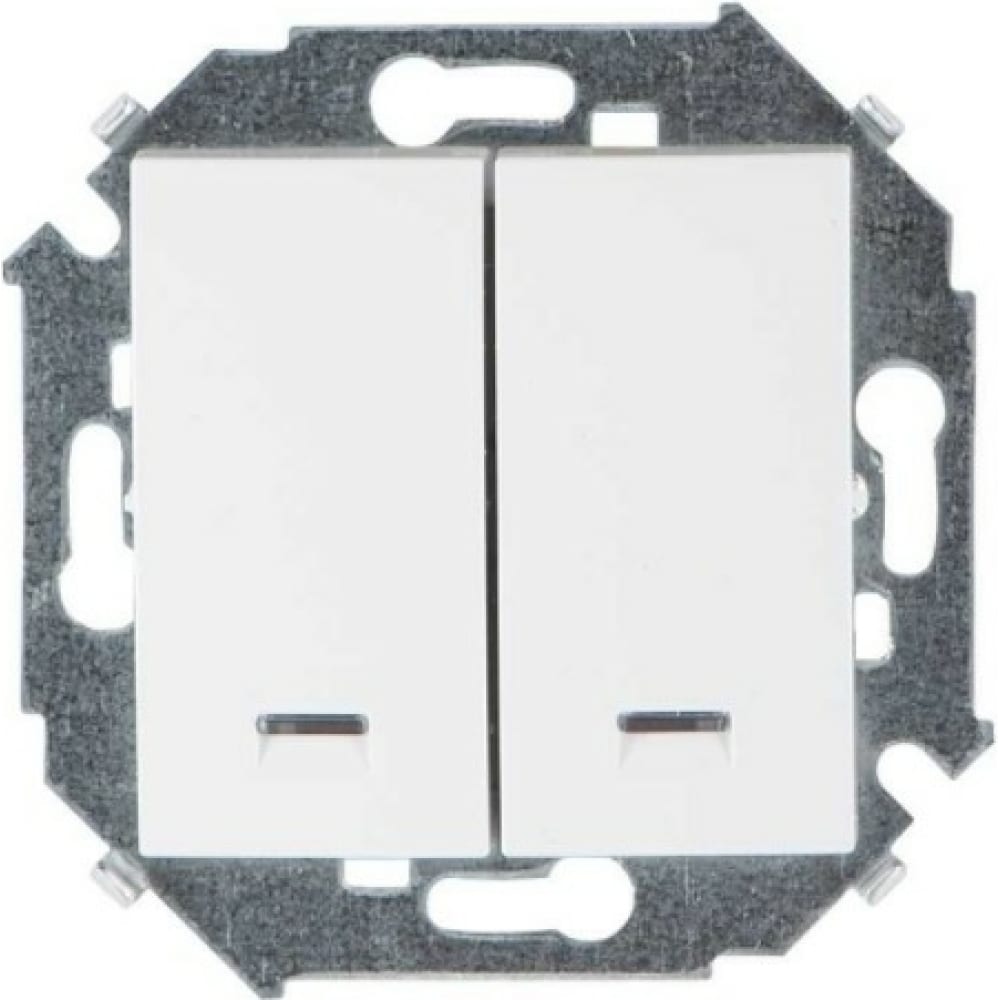 Двухклавишный выключатель Simon кнопочный двухклавишный выключатель simon