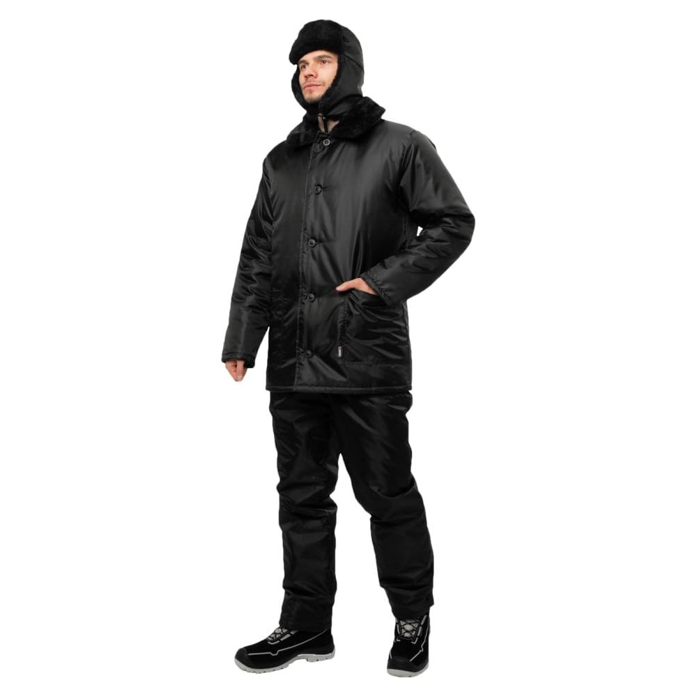 Изображение товара Утепленная мужская куртка ГУП Бисер Работник BLACK из Оксфорда 48-50