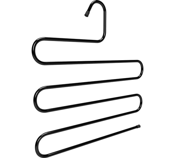 Изображение товара Вешалка для одежды DEFENDER CLH-206 черный, для брюк, металл, 1 шт 28206