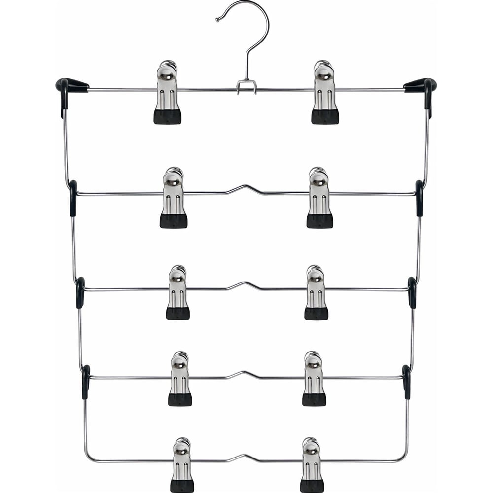 Изображение товара Вешалка для одежды DEFENDER CLH-211 для брюк металл 5 уровней черный