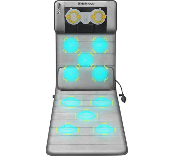 Изображение товара Массажер для спины DEFENDER Bio Elit SP-01 9 скоростей, подогрев, 12 головок 51012