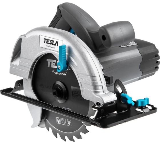 Изображение товара Циркулярная пила TESLA TCS1400 1400Вт 4800об/мин 185x20мм макс.пропил 63мм 623042