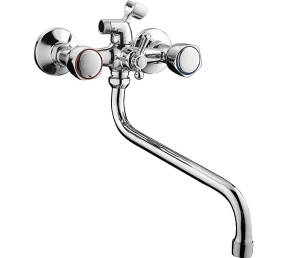 Изображение товара Смеситель для ванны и умывальника FRAP F2209 1/2 керамическая кран-букса, шаровой переключатель 509240