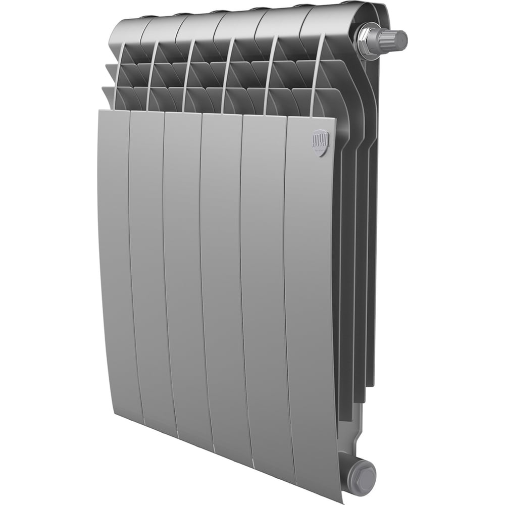 Изображение товара Радиатор ROYAL THERMO BiLiner 500 Silver Satin VR80 6 секций для обогрева м2