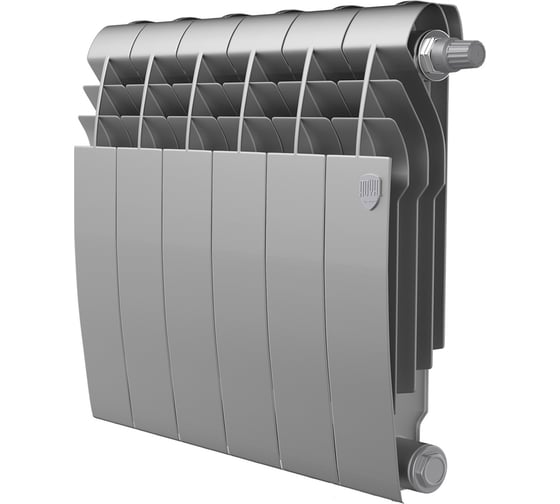 Изображение товара Радиатор ROYAL THERMO BiLiner 350 Silver Satin VR80 - 6 секц. НС-1506300