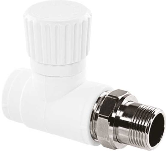 Изображение товара Вентиль для радиаторов TEBO PPR 25x3/4" НР прямой 030060404