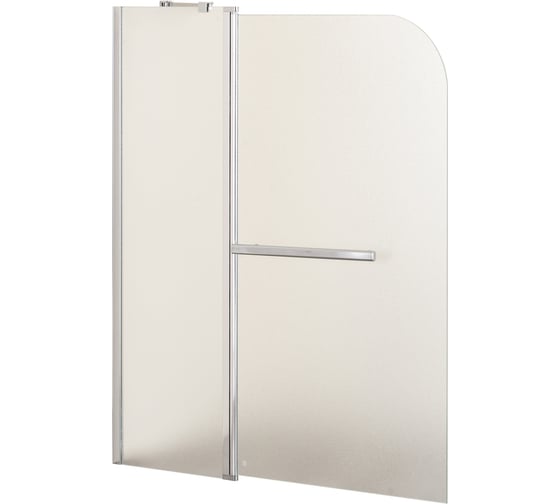 Изображение товара Душевая шторка на ванну Taliente 120_140см, распашная, мат.стекло 6мм, хром.профиль, левое исполнение TA-1214MP(L)