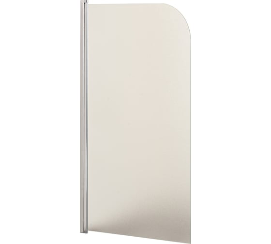 Изображение товара Душевая шторка на ванну Taliente 80_140см, распашная, мат.стекло 6мм, хром.профиль, левое исполнение TA-0814MP(L)