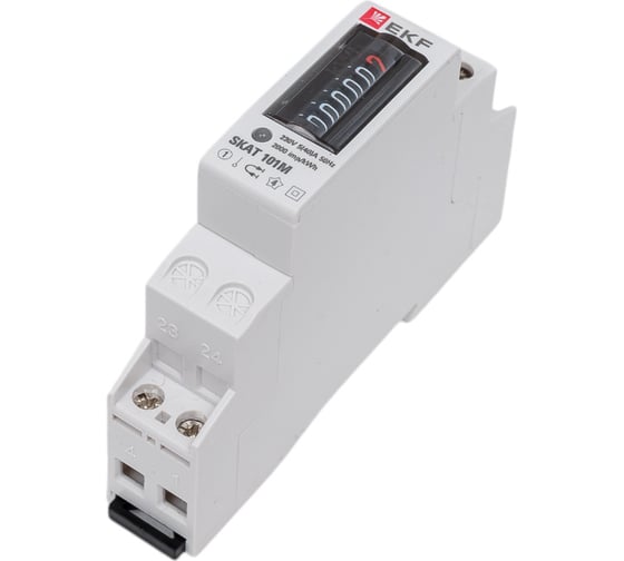 Изображение товара Счетчик электрической энергии EKF SKAT 101М/1 - 5 Ш Р M, модульный 10105M