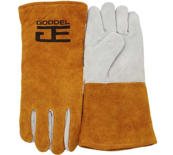 Изображение товара Краги для сварки из воловьей кожи с разрезом GOODEL меховая подскладка (1 пара) MS-760F