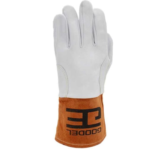 Изображение товара Краги сварочные для TIG сварки из козьей и воловьей кожи с усилением GOODEL 1 пара MS-874