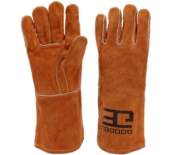 Изображение товара Краги сварочные GOODEL подкладка из хлопка 1 пара MS-716