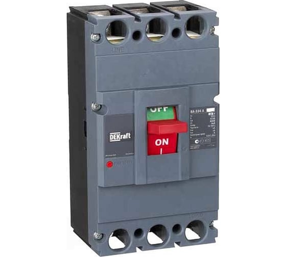 Изображение товара Силовой автоматический выключатель Dekraft ВА334-3P-0400A-A 21140DEK