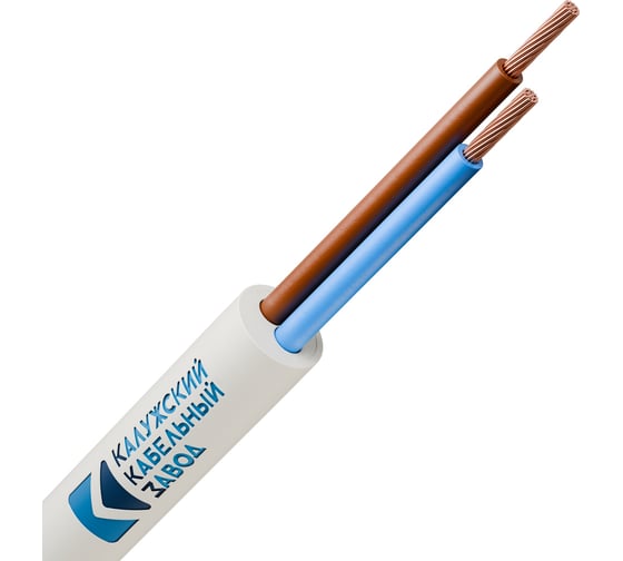 Изображение товара Провод ККЗ ПВС 2x6,0 мм² 100 м белый 01-8039-4 KKZ40-00006933