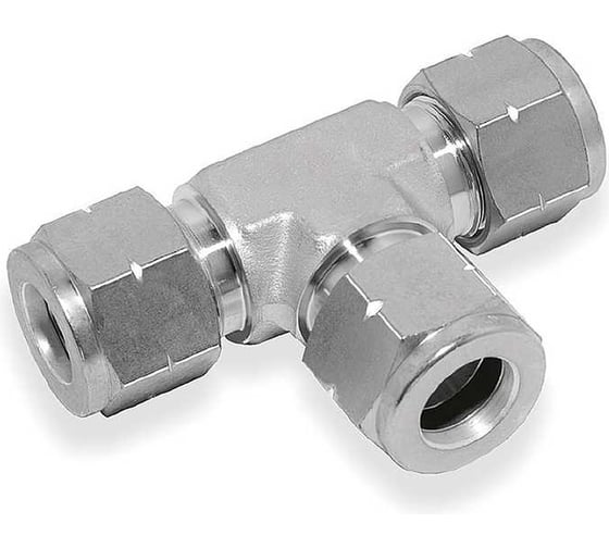 Изображение товара Тройник равнопроходной из нержавеющей стали Hy-Lok o.d. 1/4 CTA-4