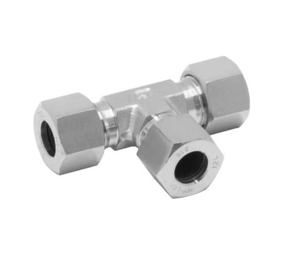 Изображение товара Hy-Lok ; тройник понижающий из нержавеющей стали l 10 мм - l 10мм - l 6мм DTR-10L-10L-06L