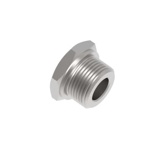 Изображение товара Понижающий адаптер из нержавеющей стали Hy-Lok s316 с наружной резьбы g 1/2 на внутреннюю g 1/4 H-MFAD-8-4G