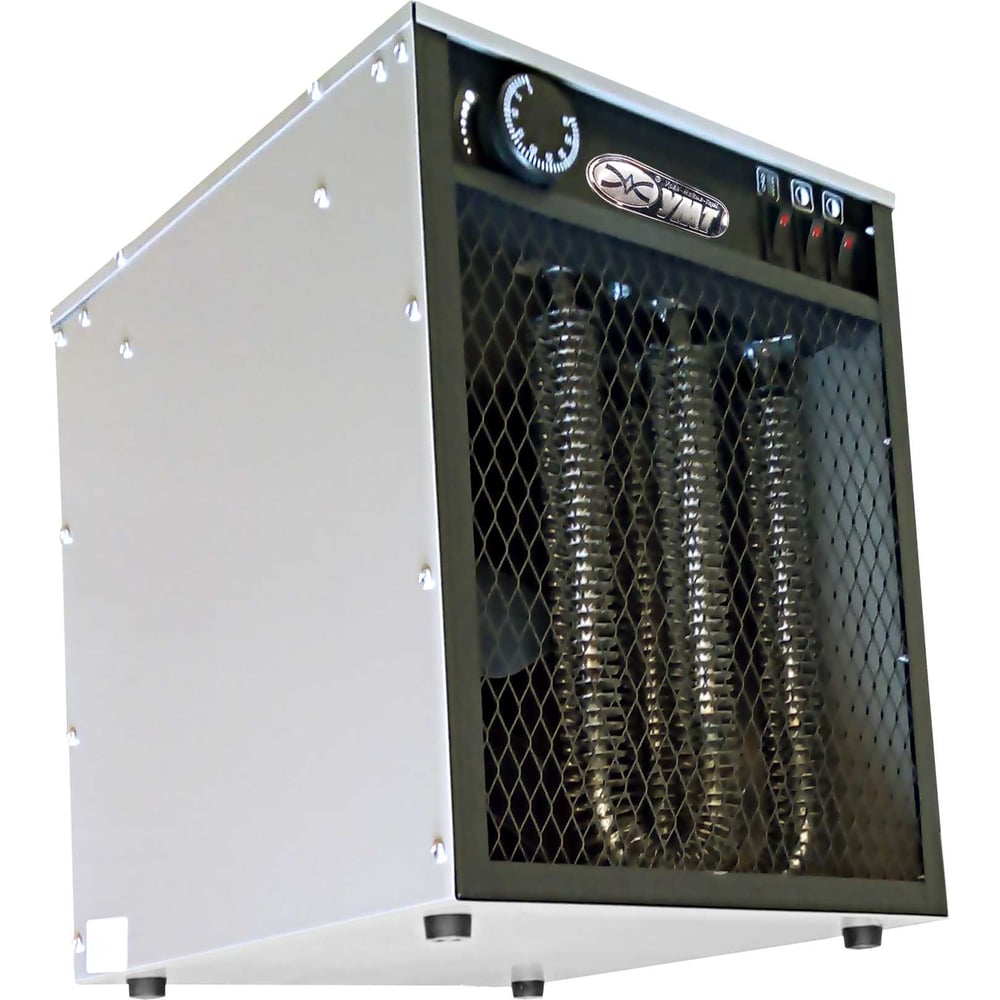 Изображение товара Электрокалорифер УМТ КЭВ 6 кВт для обогрева до 60 м² квадр. форма безопасность