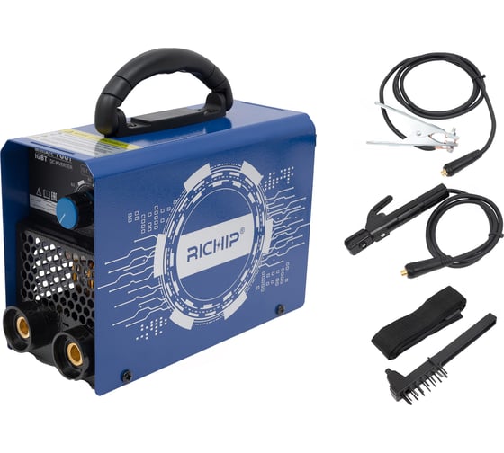 Изображение товара Инверторный сварочный аппарат (160 А; 3+1.5 м; ПВ 60%) Richip MiniArc 160T