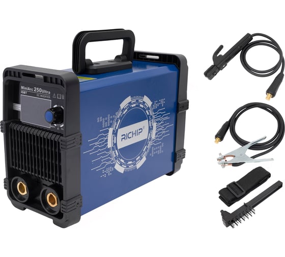 Изображение товара Инверторный сварочный аппарат (250 А; 1.5+1.1 м; ПВ 60%) Richip MiniArc 250Ultra