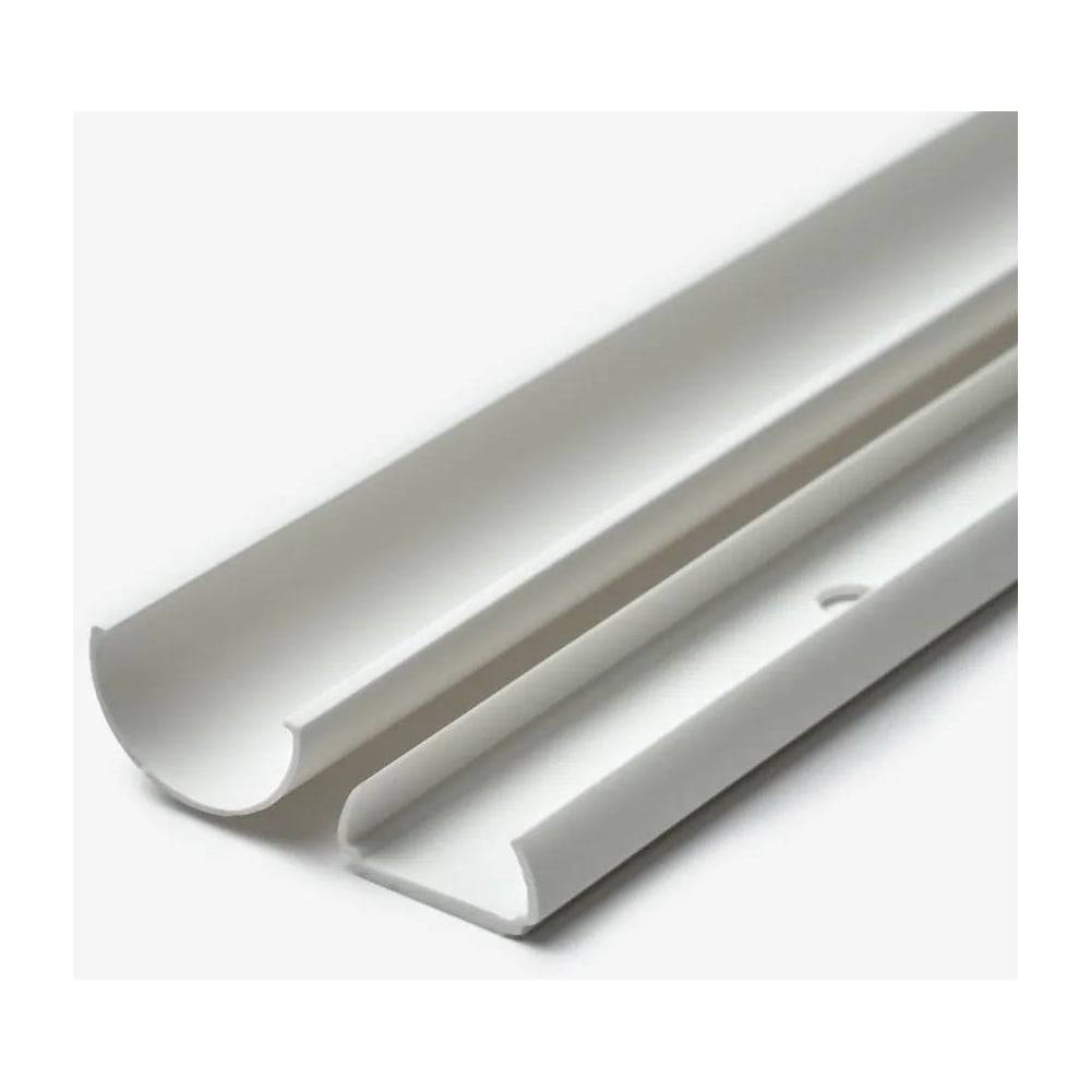 Изображение товара Кабель-канал полукруглый Уфакор 20x12х2000 мм белый арт СТ2012WHT-2000