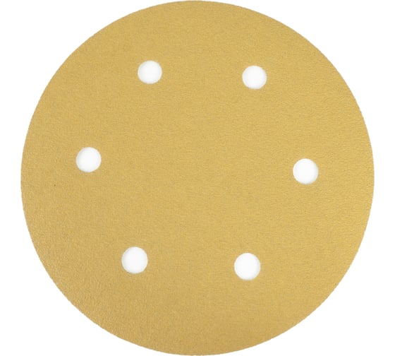 Изображение товара Шлифовальный круг на липучке желтый 225 мм, Р120, 10 шт GRUFF PDY-225 -120