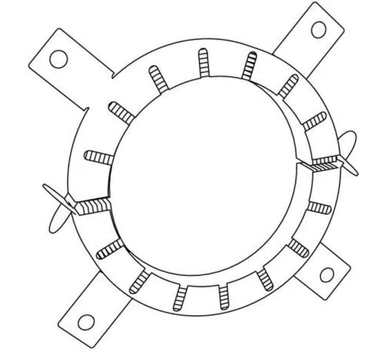 Изображение товара Манжета терморасширяющаяся, для пластиковых труб OBO Bettermann TCX-110, 155x26,6 мм 7202207_V1