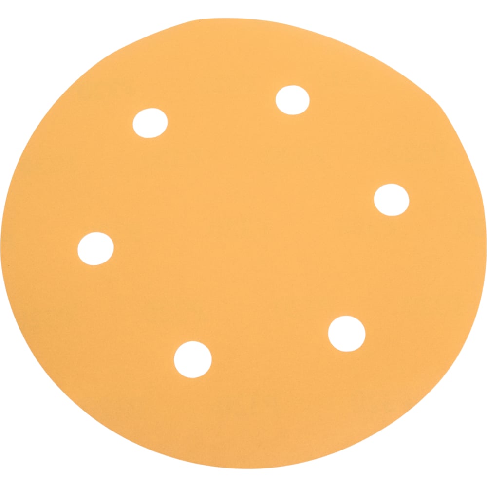 Изображение товара Шлифовальный круг на липучке желтый 225 мм R320, 10 шт GRUFF PDY-225-320